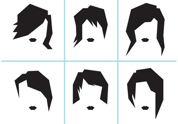 Free Vector Women Hairstyles Free Vector Women Hairstyles