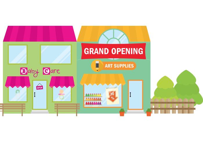 Grand Opening Stores  vector