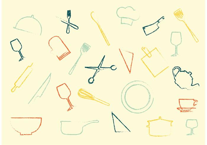 Household Icon Vector Set Household Icon Vector Set