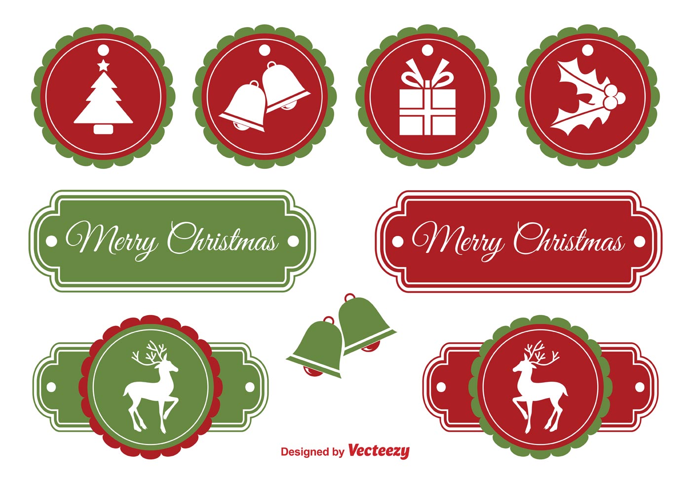 Download Christmas Labels - Download Free Vectors, Clipart Graphics ...