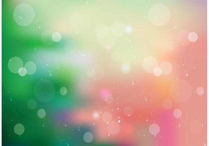 Christmas Bokeh Vector Background 