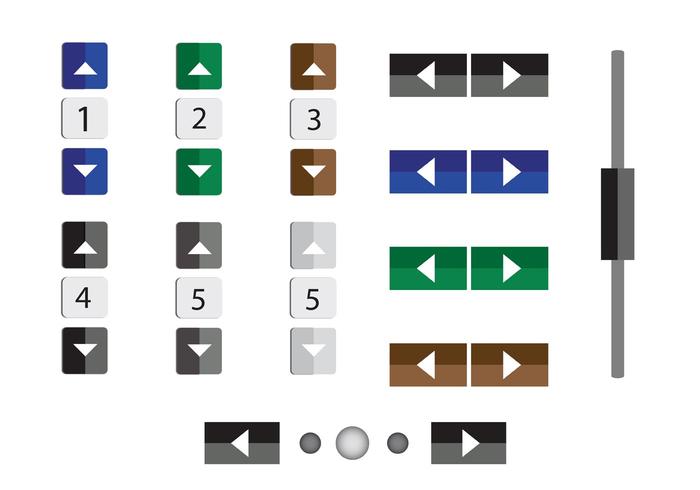 Vector Numbers and Buttons