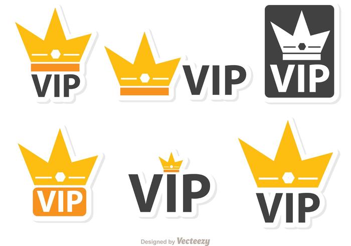 Crown Vip Icons Vector Pack