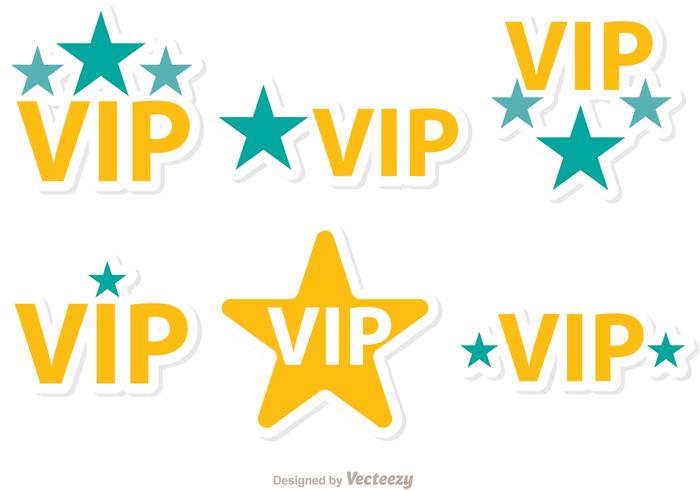 Estrellas Vip Icons Vector Pack