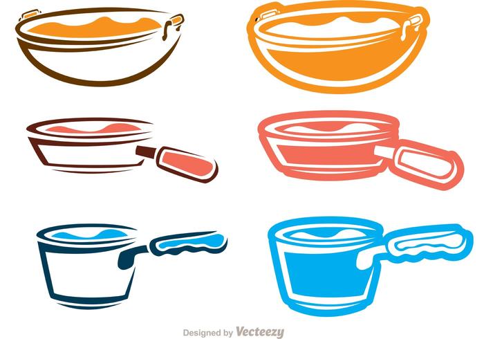 Kitchenware Outline Icons Vector Pack