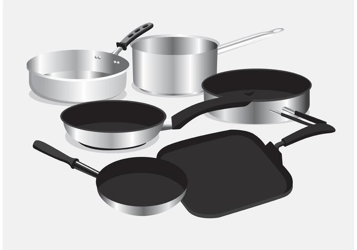 Pan with Handle Vectors