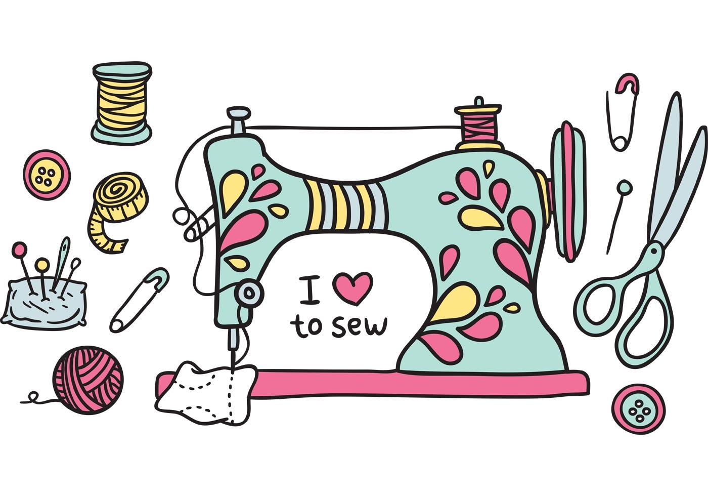 Free vintage sewing machine vector 84396 Vector Art at Vecteezy