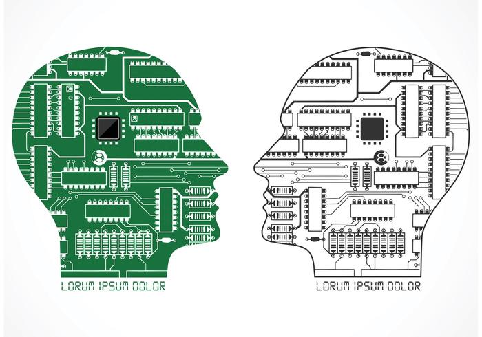 Vector Human Head Robot