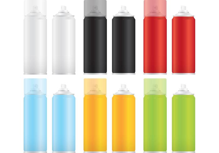 Paint Spray Can Vector 