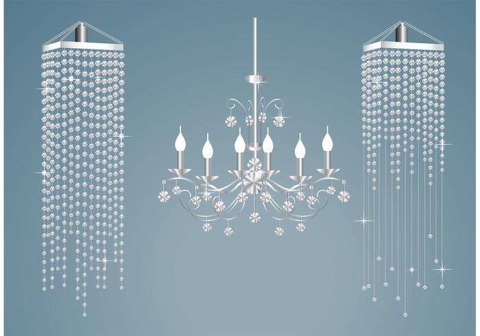 Crystal Chandelier Vectors Crystal Chandelier Vectors