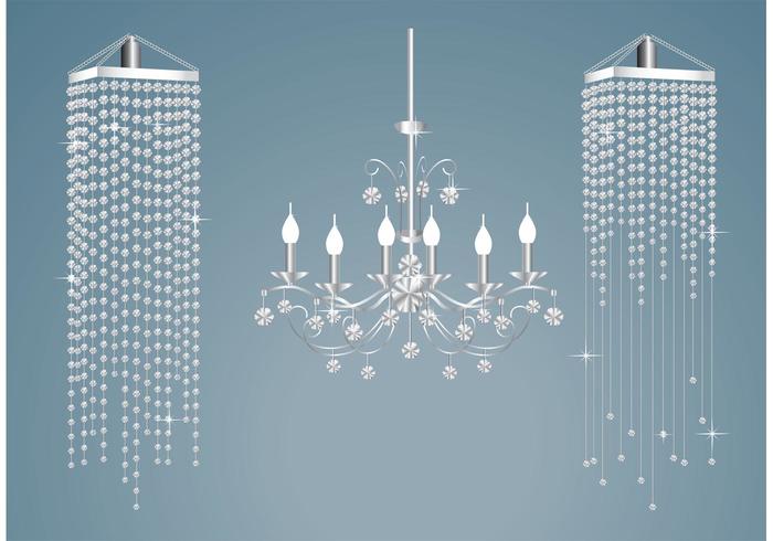 Crystal Chandelier Vectors