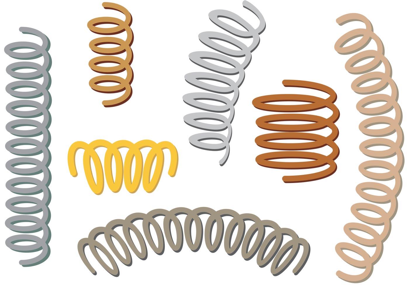 Coil Spring Vectors 84450 Vector Art at Vecteezy