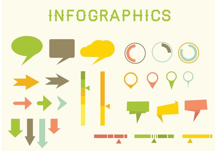 Infografía de vector plana