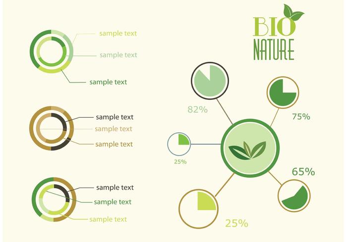 Bio Infographic Vectors 