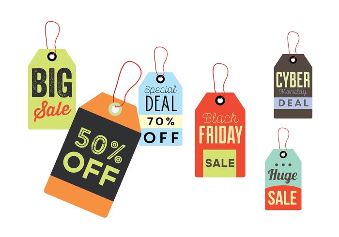 Sale Tag Label Vectors 