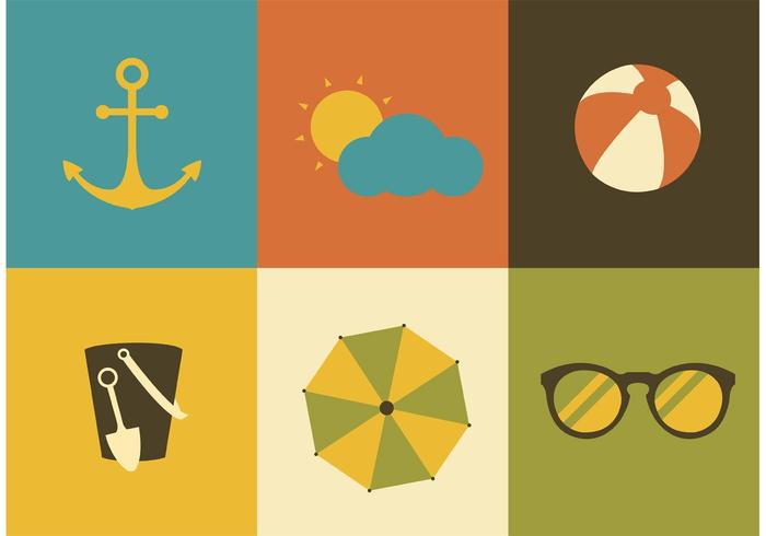 Summer Icon Vectors