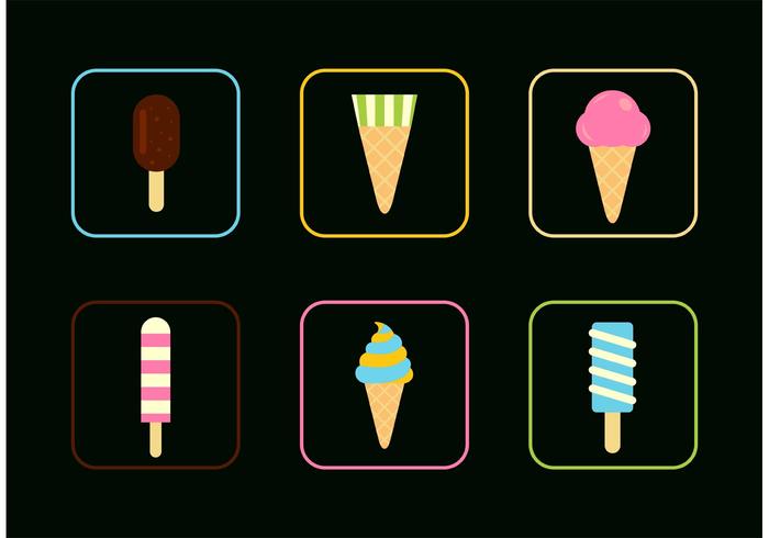 Ice Cream Vector Set