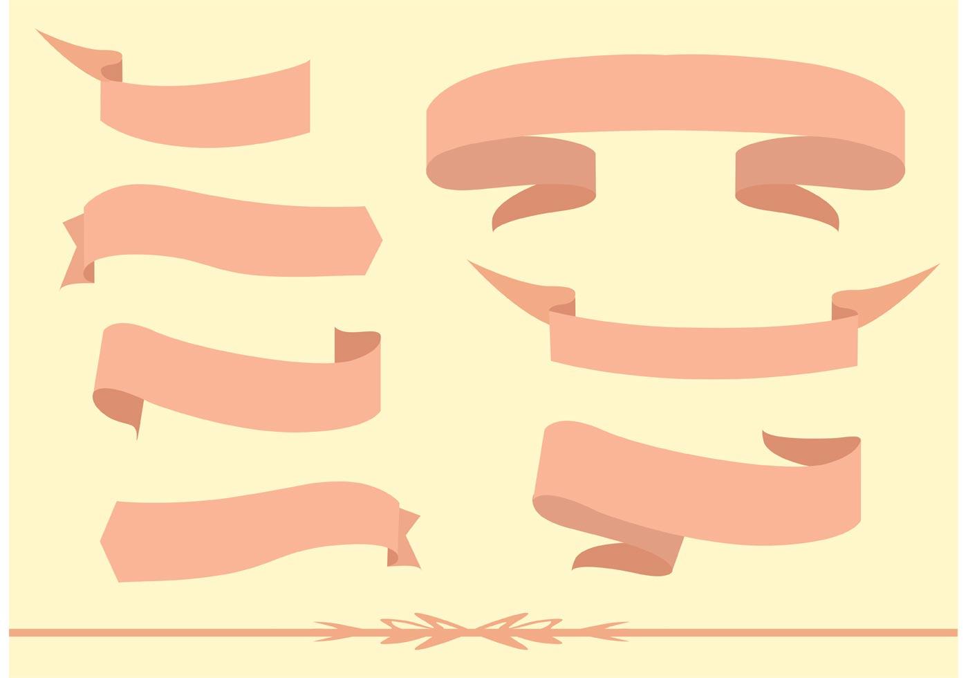 Free Vector Ribbon Set 84520 - Download Free Vectors, Clipart Graphics