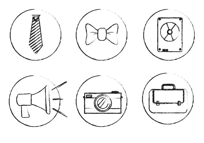 Sketchy Vector Icons 