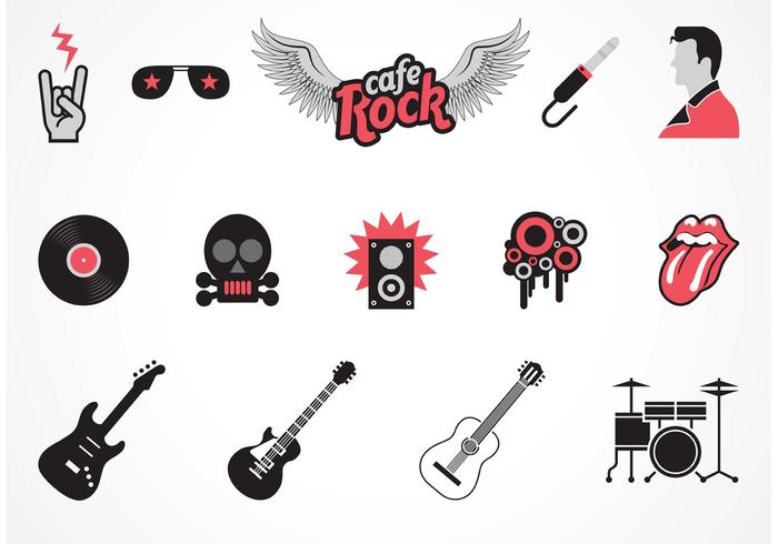 Vector Rock Music Symbols