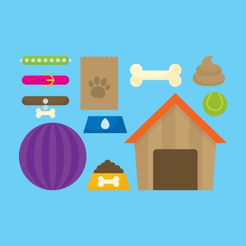 Pet Accessories vector