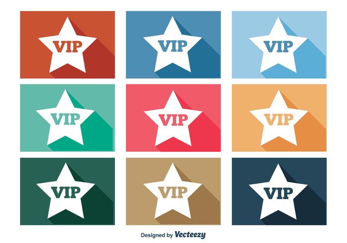 VIP Icon Set vector