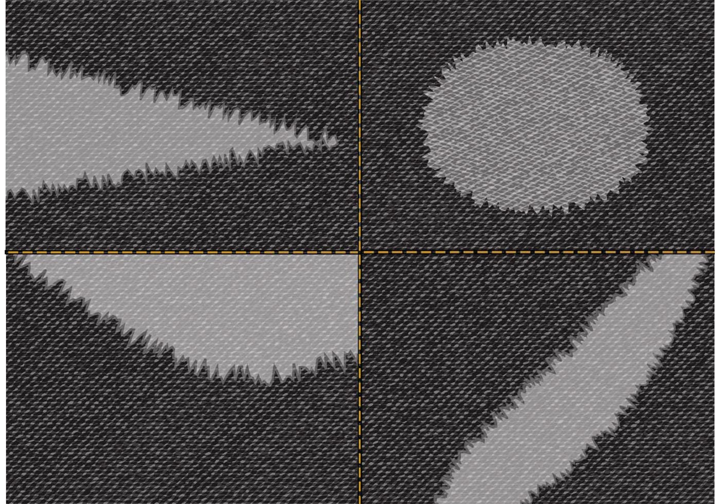Free Torn Black Jeans Fabric Vector 84677 Vector Art at Vecteezy