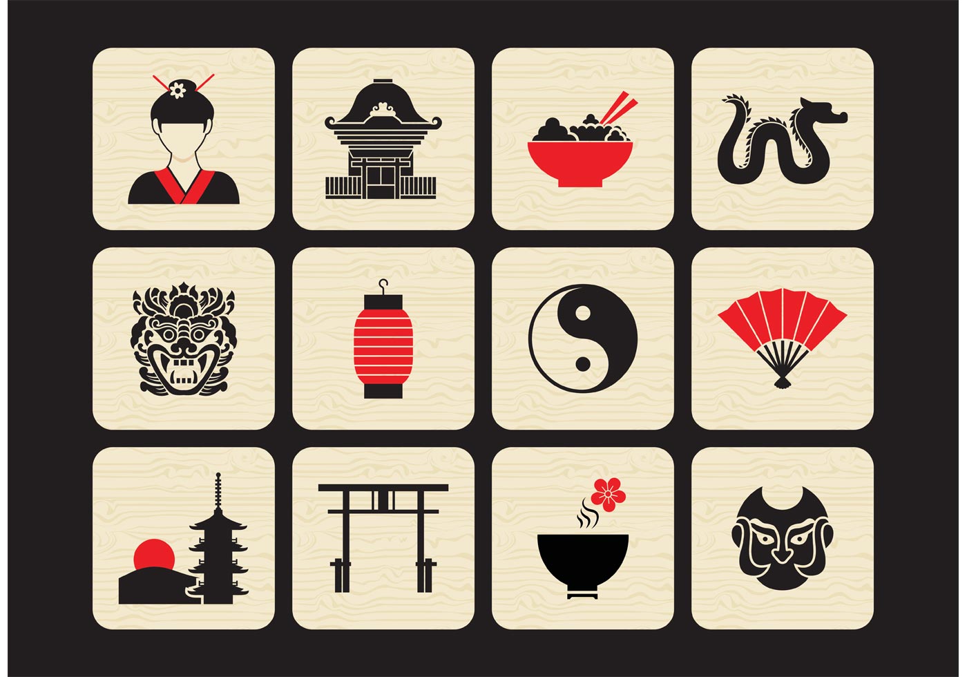 Free Chinese Vector Icon Set 84680 Vector Art At Vecteezy Free Chinese Vector Icon Set 84680 Vector Art At Vecteezy