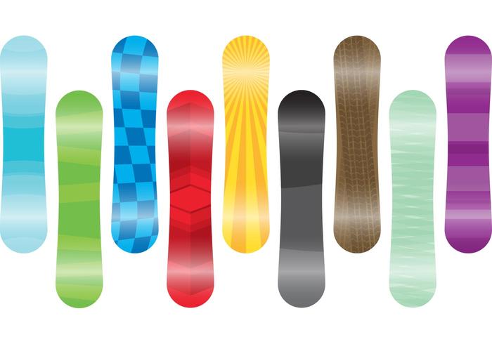 Snowboard Vectors 