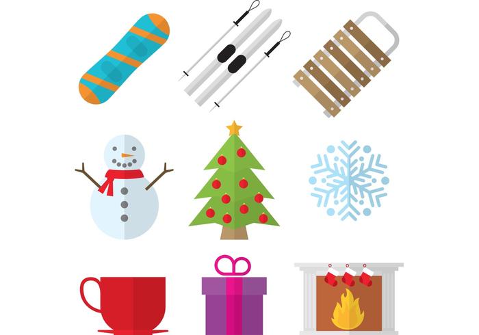 Christmas Season Set vector