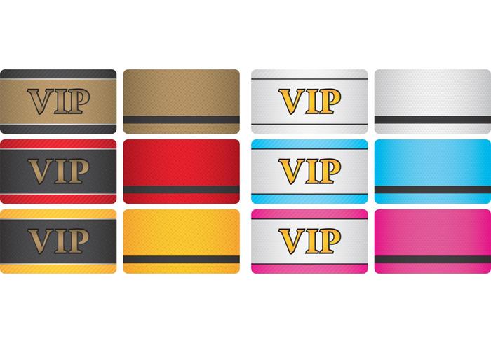 VIP Cards vector