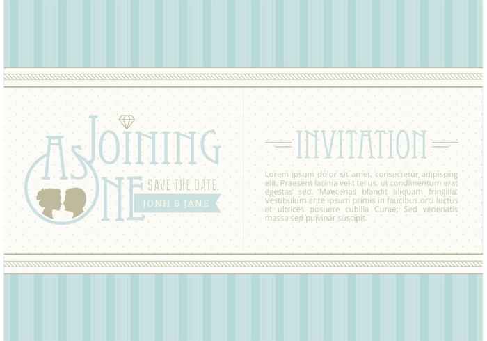 Free Vector Save The Date Invitation