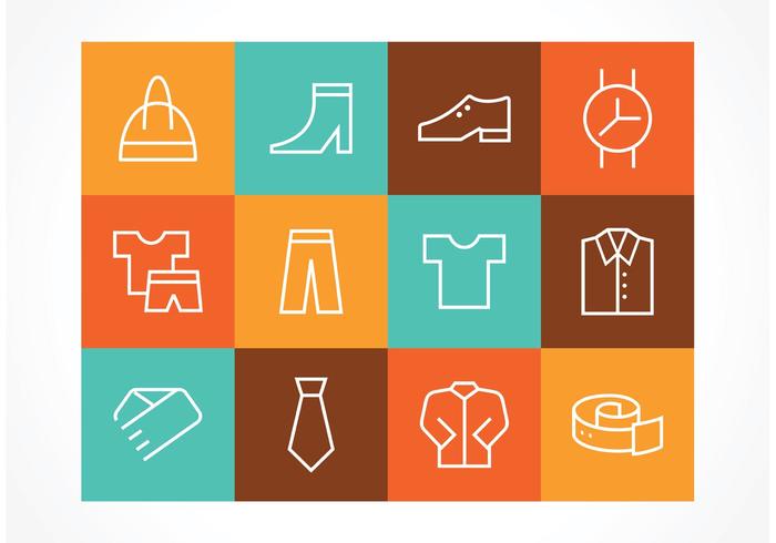 Free Outline Fashion Vector Icons