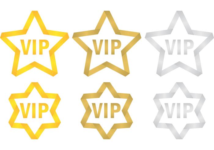 VIP Stars vector