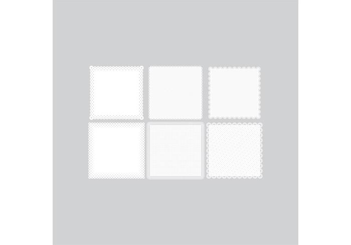 Square Doily Pack  vector