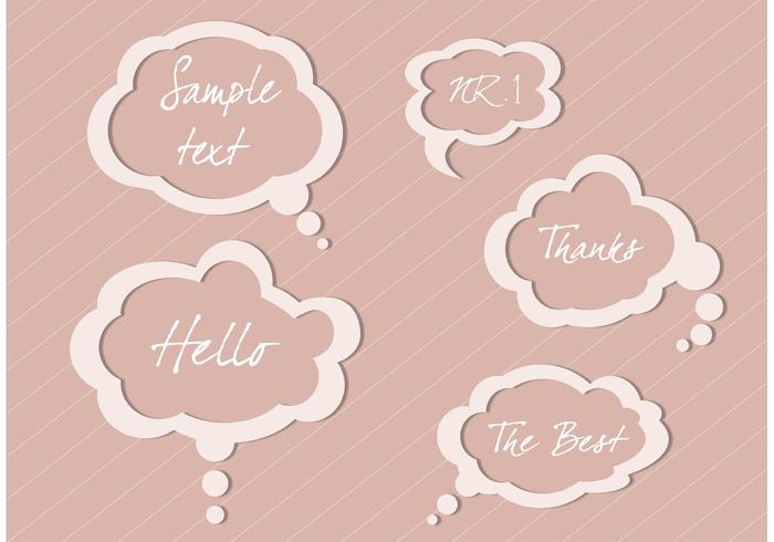 Vector Speech Bubbles