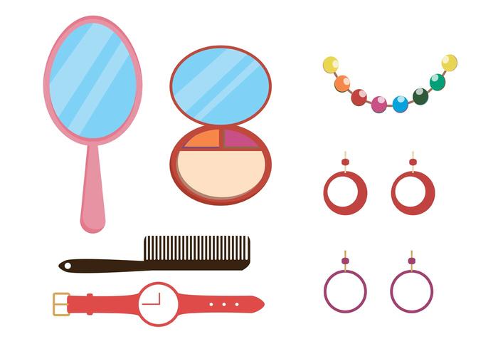 Maquillaje y accesorios Vector Pack