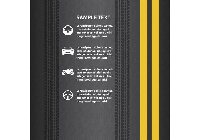 Plantilla de la raza del automóvil descubierto vector