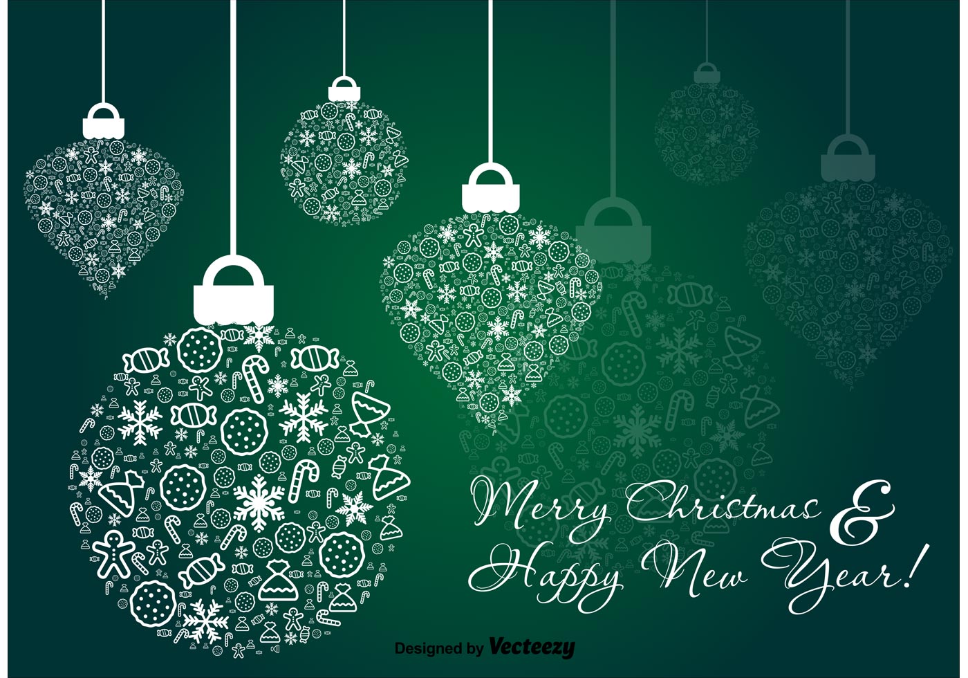 Download Green Christmas Ornament Vector - Download Free Vectors ...