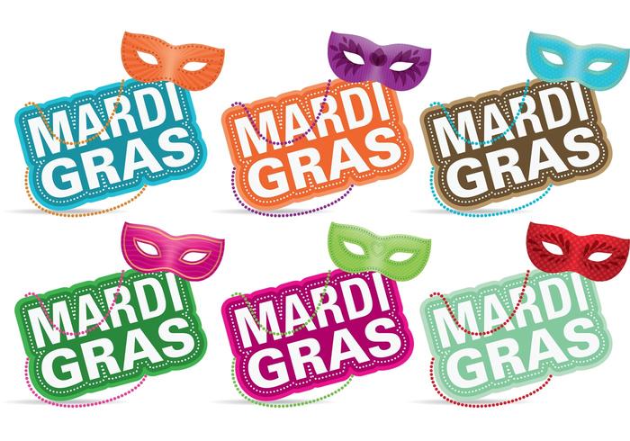 Mardi Gras Mask Vectors 