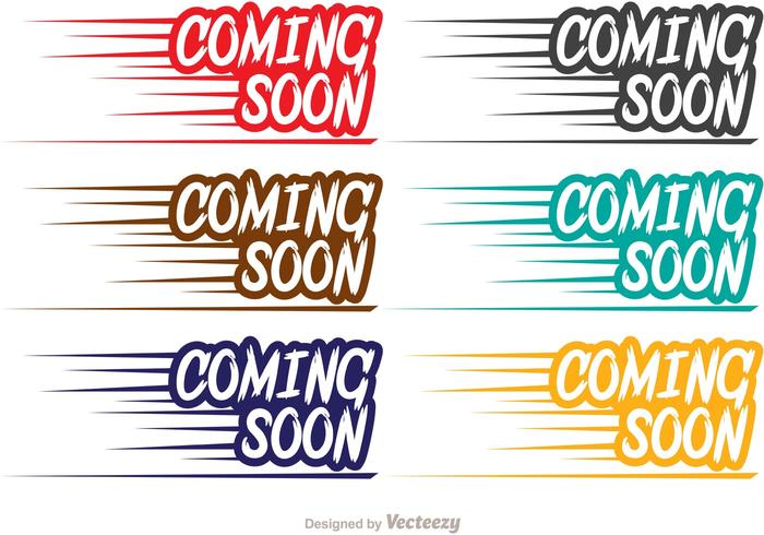 Fast Coming Soon Vectors