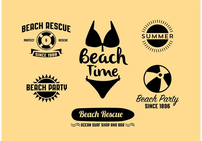 Vector Summer Signs