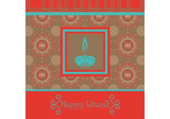 Feliz Diwali Fondo Vector