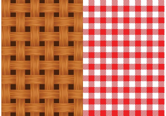 Free Vector Old Wicker Basket Texture