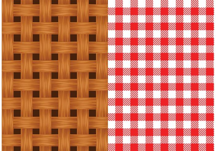 Free Vector Old Wicker Basket Texture