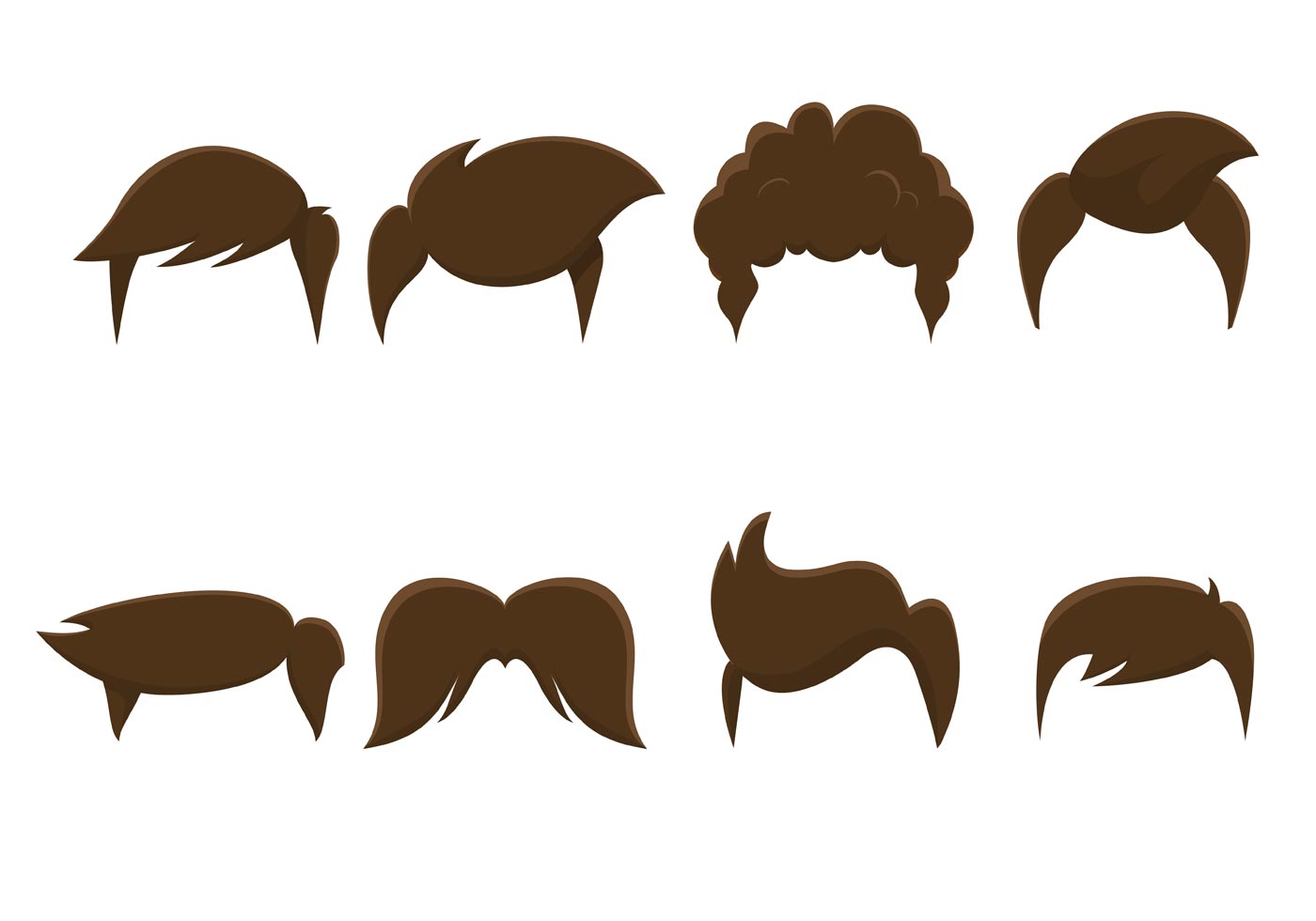 Free Vector Hair Styles 85026 Vector Art at Vecteezy