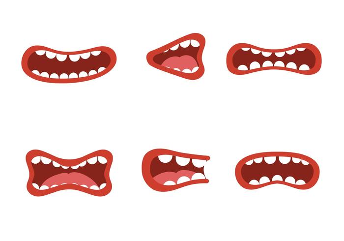 Free Mouth Talking Vectors 