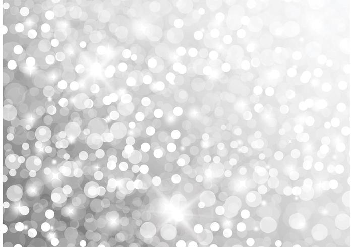 Silver Glitter Vector Background