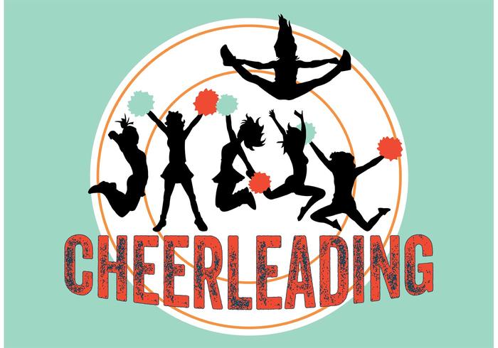 Cheerleeder poster vector