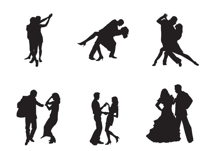 Free Vector Dancing Couples